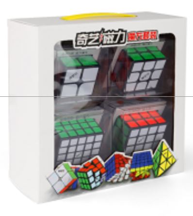 מארז מתנה קוביות מגנטיות - Qiyi M Pro Bundle