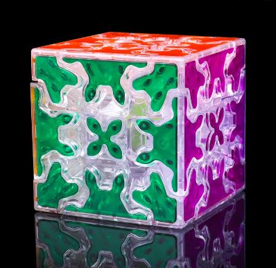 Gear Cube - קוביה הונגרית גיר לבנה