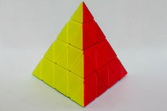 4x4 Qiyi Pyraminx - סטיקרלס - ללא מדבקות