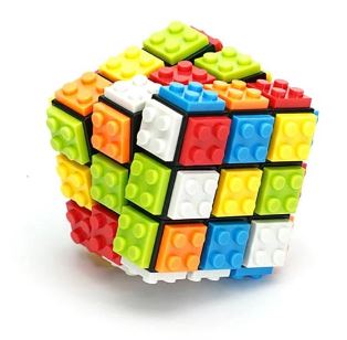 קובייה הונגרית לגו - Lego Color Brick Speed Cube