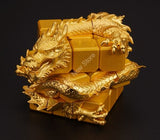 Metal Golden Dragon Rubik's cube 3X3 - קוביה הונגרית דרקון הזהב