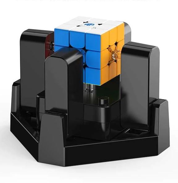 Gan Robot + Gan 356i Carry - רובוט פותר אוטומטי קובייה הונגרית וקובייה הונגרית מותאמת